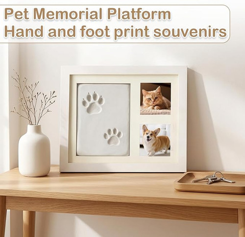Dog cat paw print keepsake - cat,