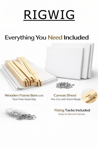 Canvas frame kit pack diy - 3,