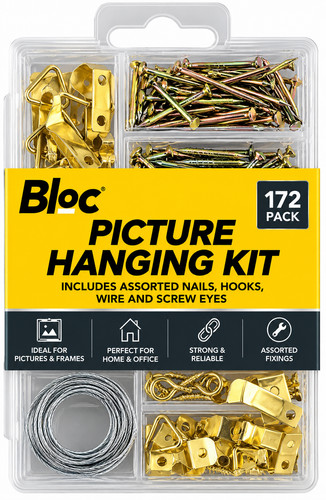 172pc picture hanging - hanging, kit
