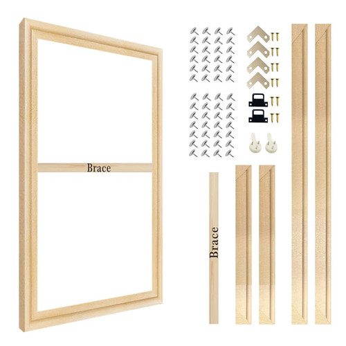 Natural wooden frame for - frame,