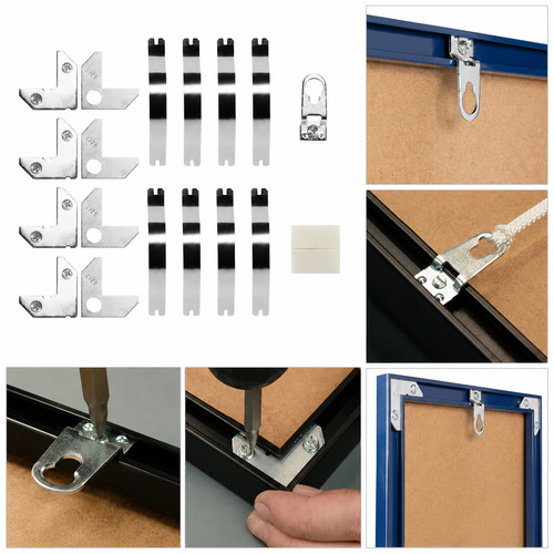 Aluminium picture frame - aluminium,