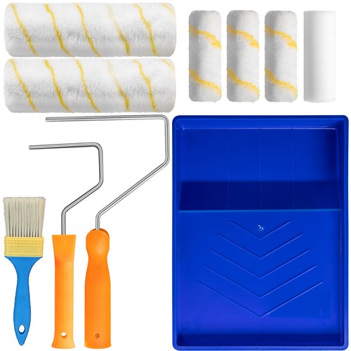 Paint roller set - 9", tray