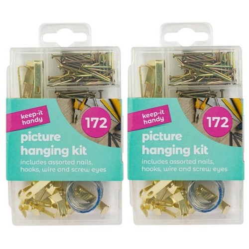 344 pcs picture hanging kit - 344,